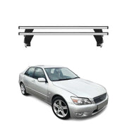Menabo Barres de toit Transversales pour Lexus IS XE10 1998-2005 Gris ABE 2x