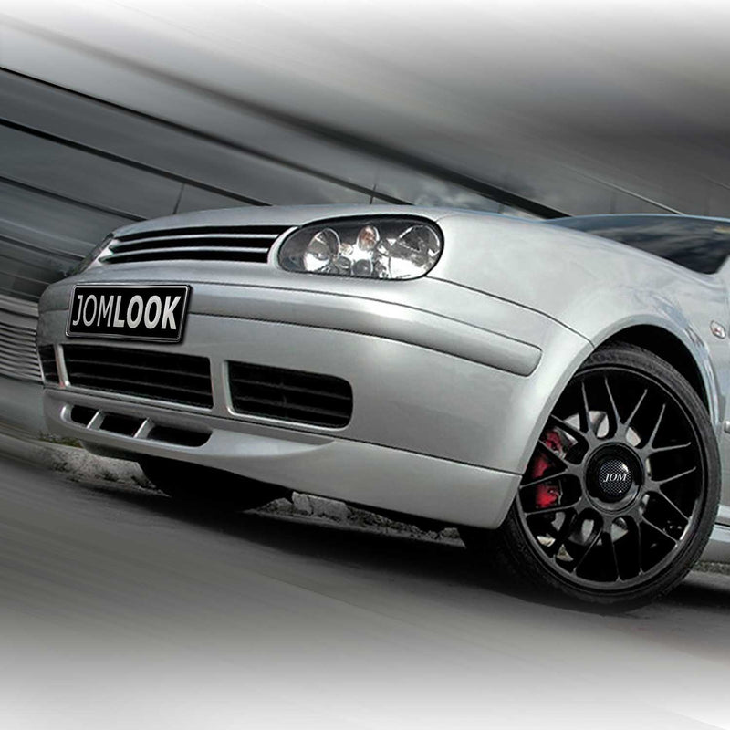 JOM Lèvre de spoiler avant convient pour Volkswagen Golf 4 1997-2003 ABS Noir 1x