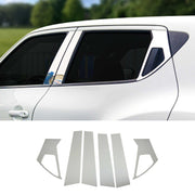 Couverture Garniture de pilier B pour Nissan Juke 2011-2019 en acier inox 6Pcs