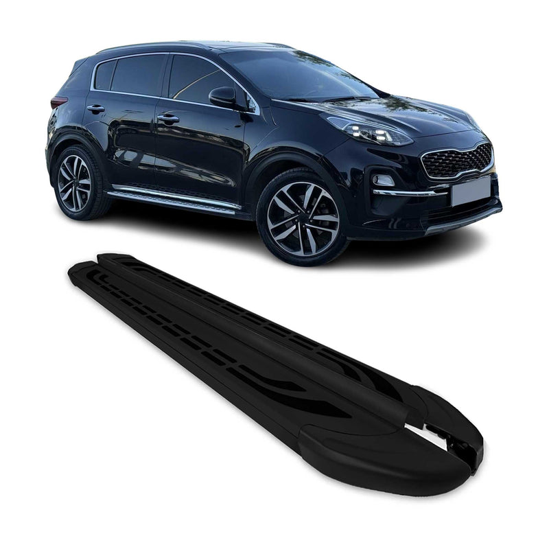 Marchepieds latéraux pédale pour Kia Sportage 4 2016-2021 en Aluminium