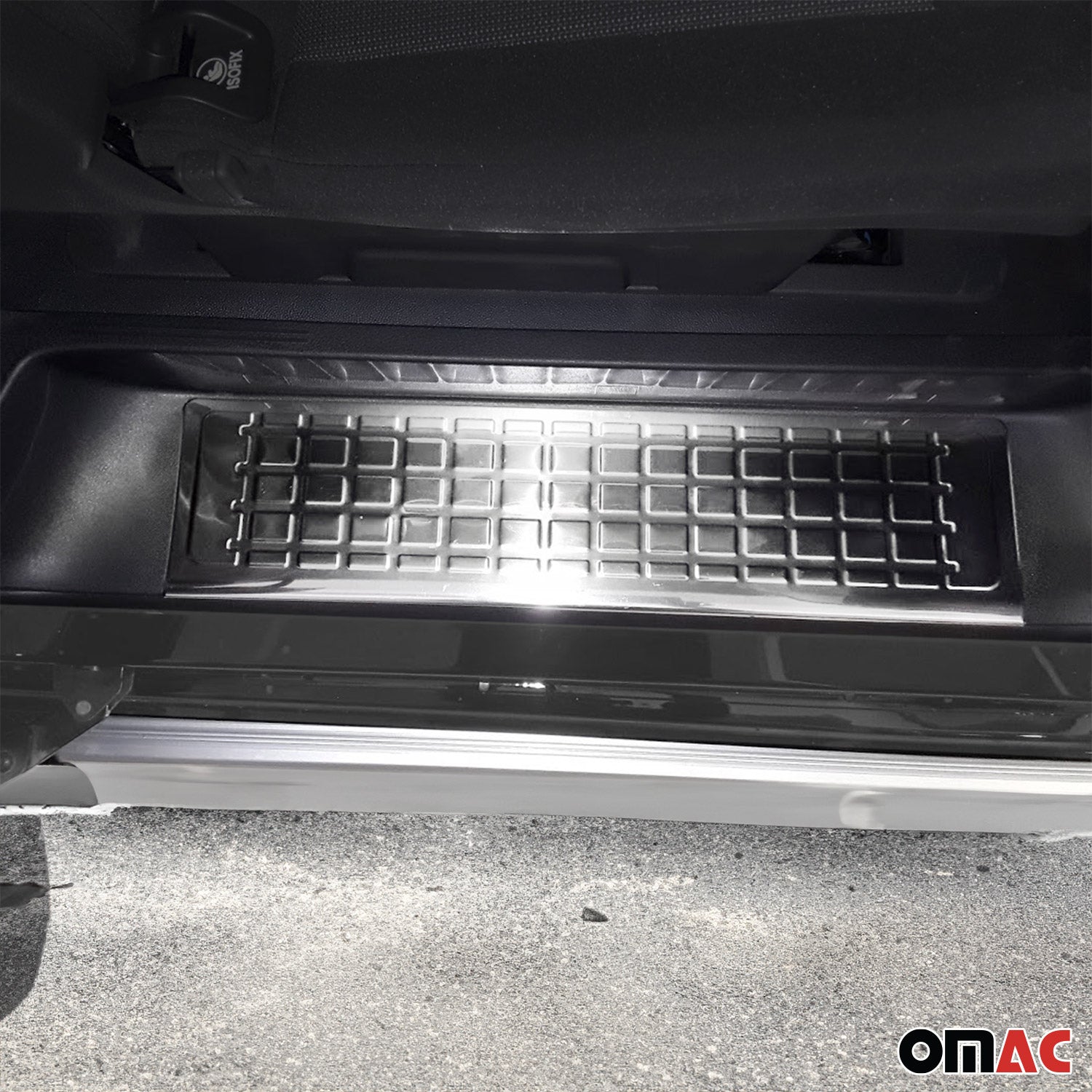 Couverture de Seuil de porte pour Peugeot Expert Traveller 2016-25 acier chromé