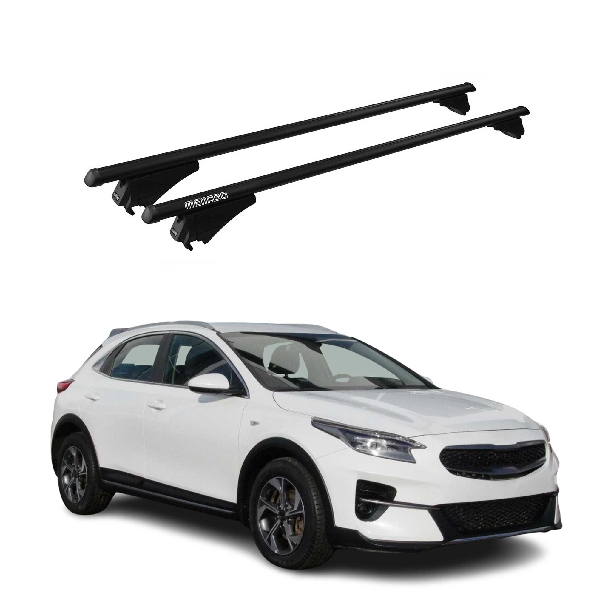 Tiger Barres de toit transversales pour Kia X-Ceed 2019-2026 Noir