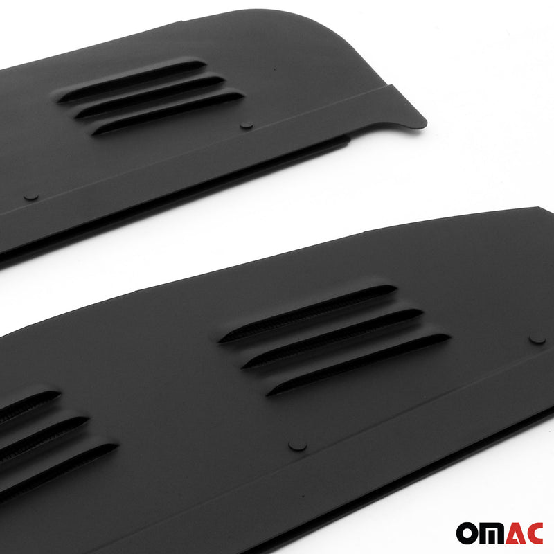 Grille d'aération de Fenêtre pour Opel Vivaro B 2014-2019 Noir 2x