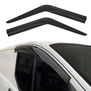 Déflecteurs de Vent pluie d'air pour Ford Transit 2000-2014 Acrylique Noir 2 Pcs