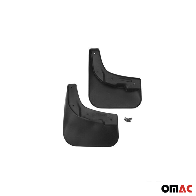 Bavettes Garde Boue pour VW Touareg 2010-2018 Avant et Arrière Plastique Noir 4x