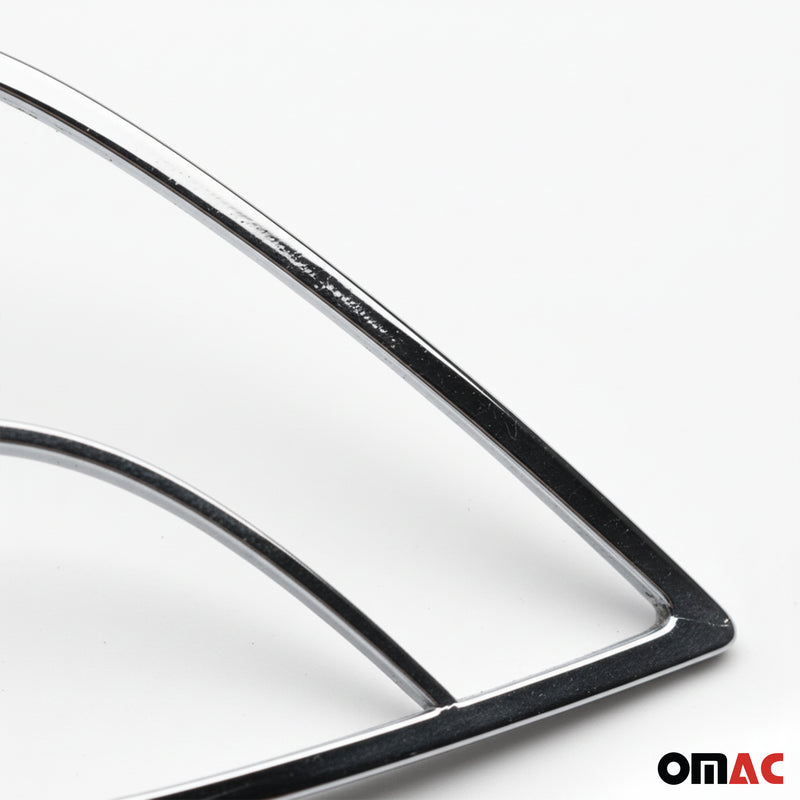 Cadre De Feu Stop Arrière pour Peugeot 207 2006-2012 ABS Chromé 2 Pcs