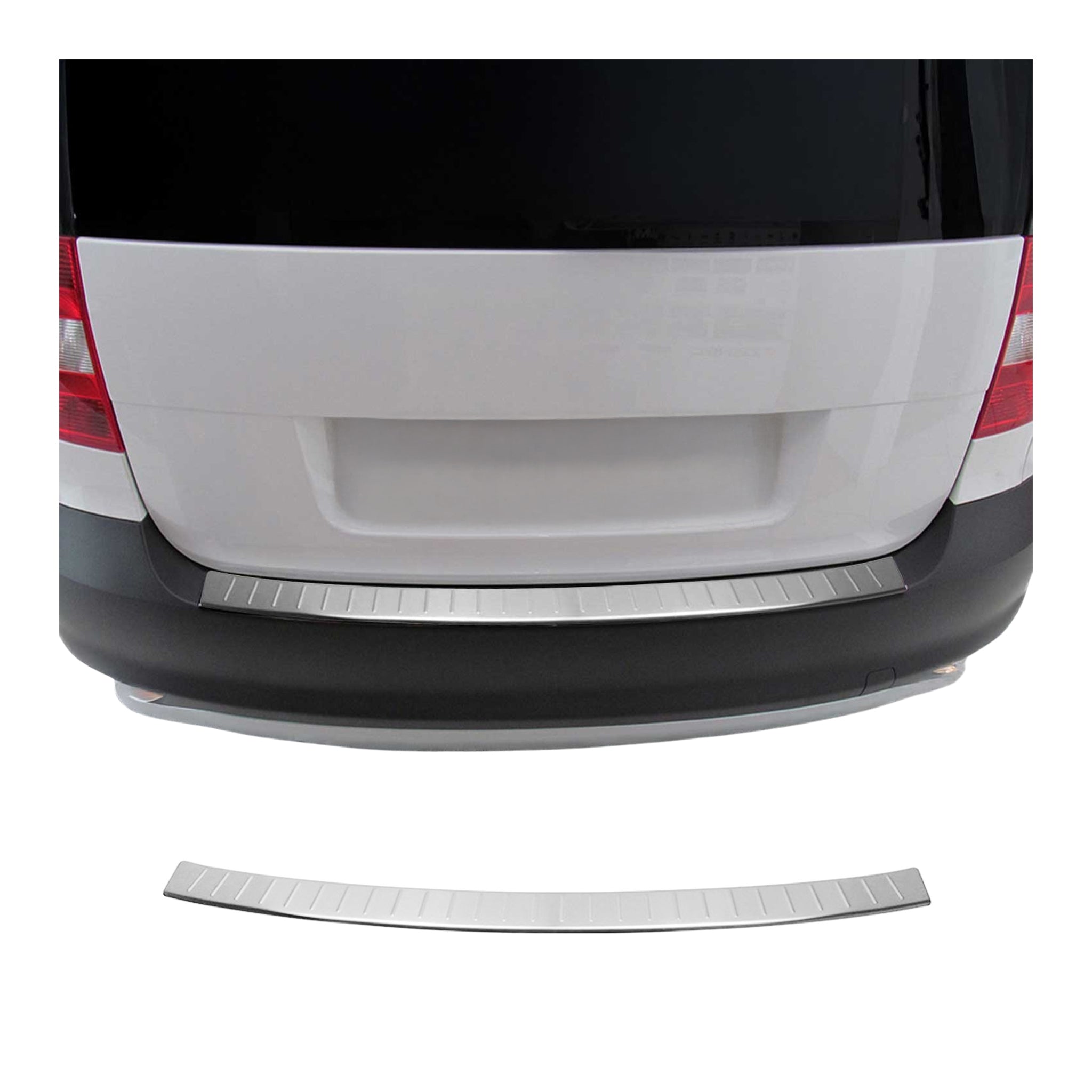 Protection de Pare-Chocs pour Skoda Yeti 2009-2013 Pre-FL Inox brossée