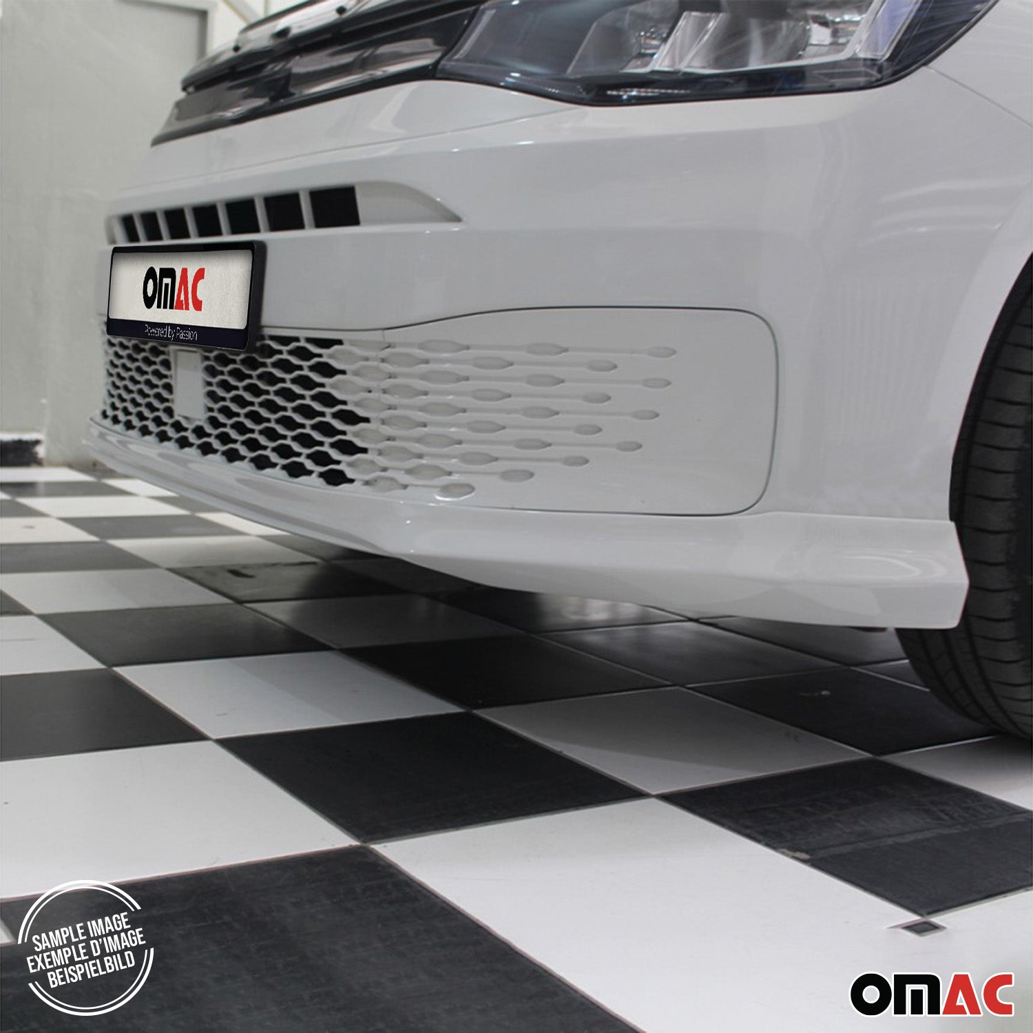 Pare-Chocs Avant Spoiler Splitter pour VW Caddy 5 2021-2026 L1/L2 renforcé