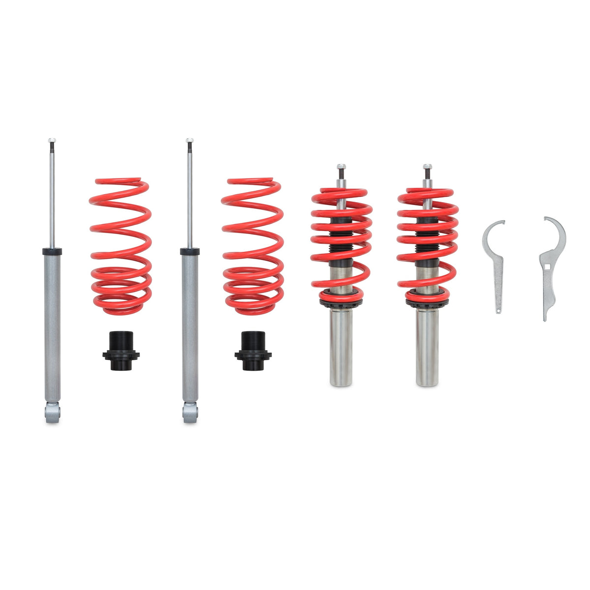 JOM Redline Combinés Filetés pour Audi A6 Berline (4G) 1.8 TFSI/ 2.0 TFSI 132 KW