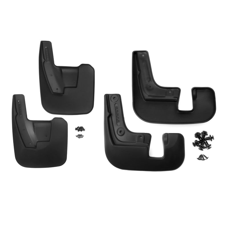 Bavettes Garde Boue pour Subaru Forester 2013-2018 Avant et Arrière Noir 4Pcs