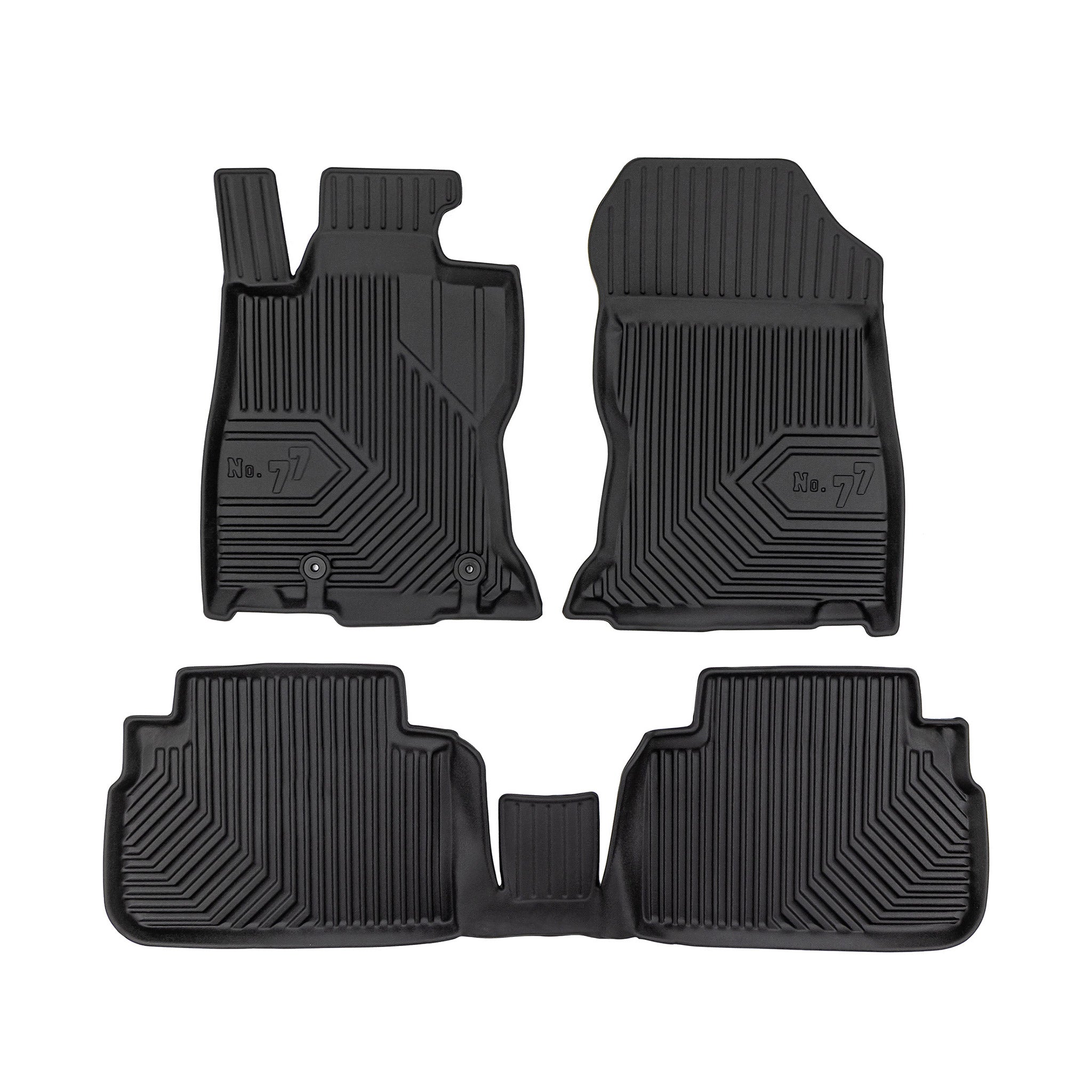 Tapis de Sol de Voiture pour Subaru Forester V 2018-2025 TPE Imperméable 3Pcs