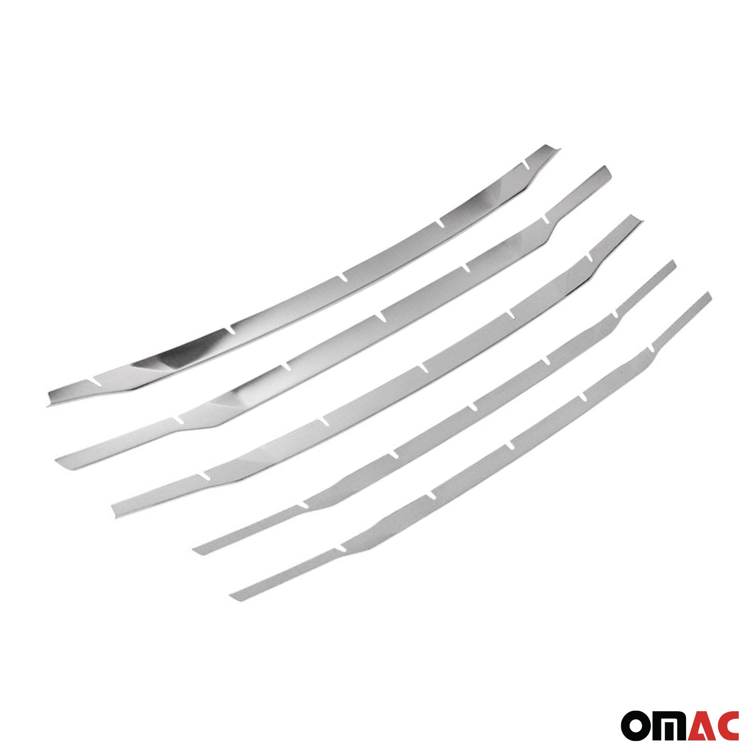 Moulure de Grille de Calandre pour Ford Transit Courier 2017-2022 Acier 5Pcs