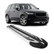 Marchepieds Latéraux pédale pour Volvo XC90 2015-2026 Aluminium Gris 2Pcs