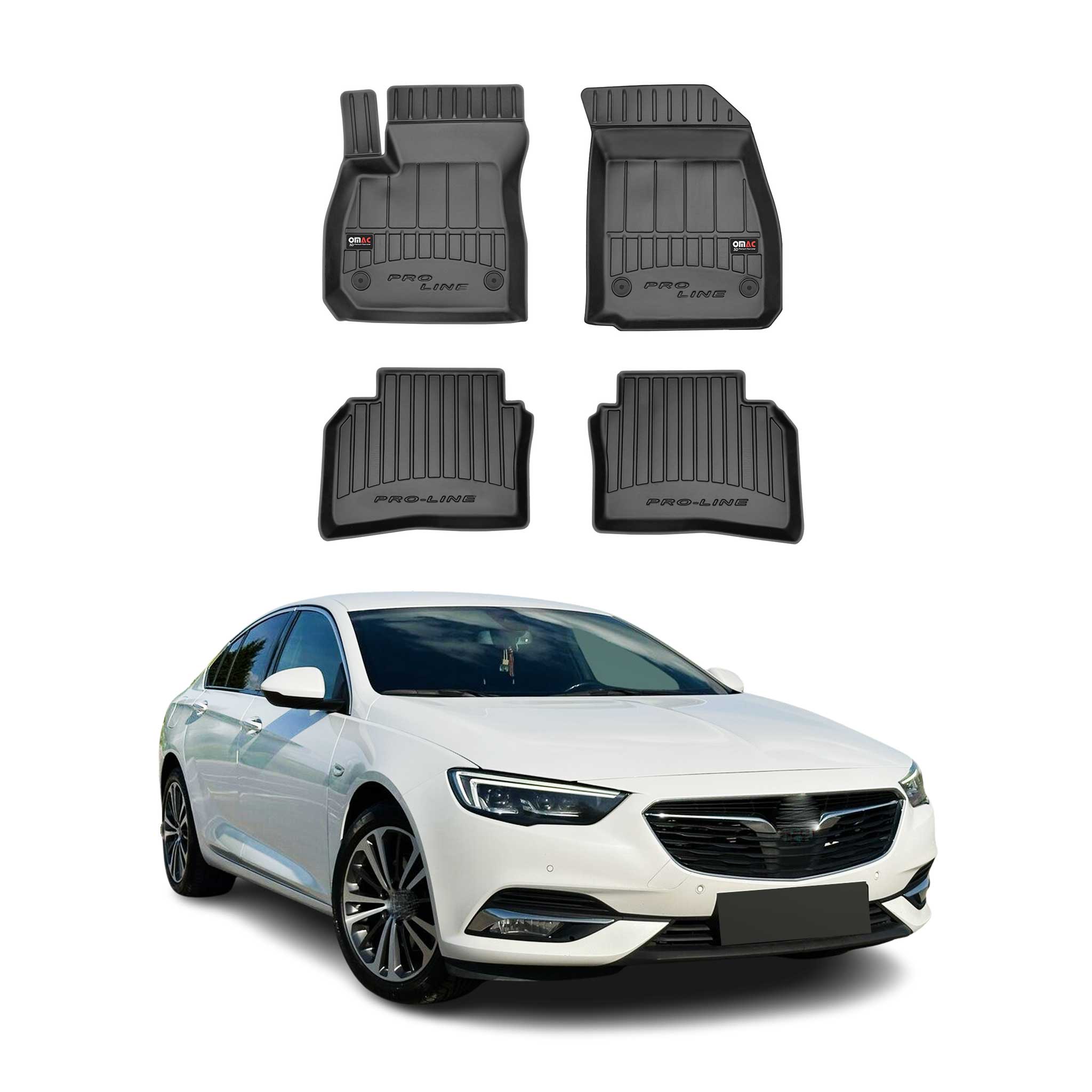 OMAC Tapis de sol caoutchouc pour Opel Insignia B SportsTourer 2017-2022 Premium
