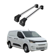 Barres de toit transversales pour Citroen Berlingo K9 2018-26 Aluminium Gris 2x