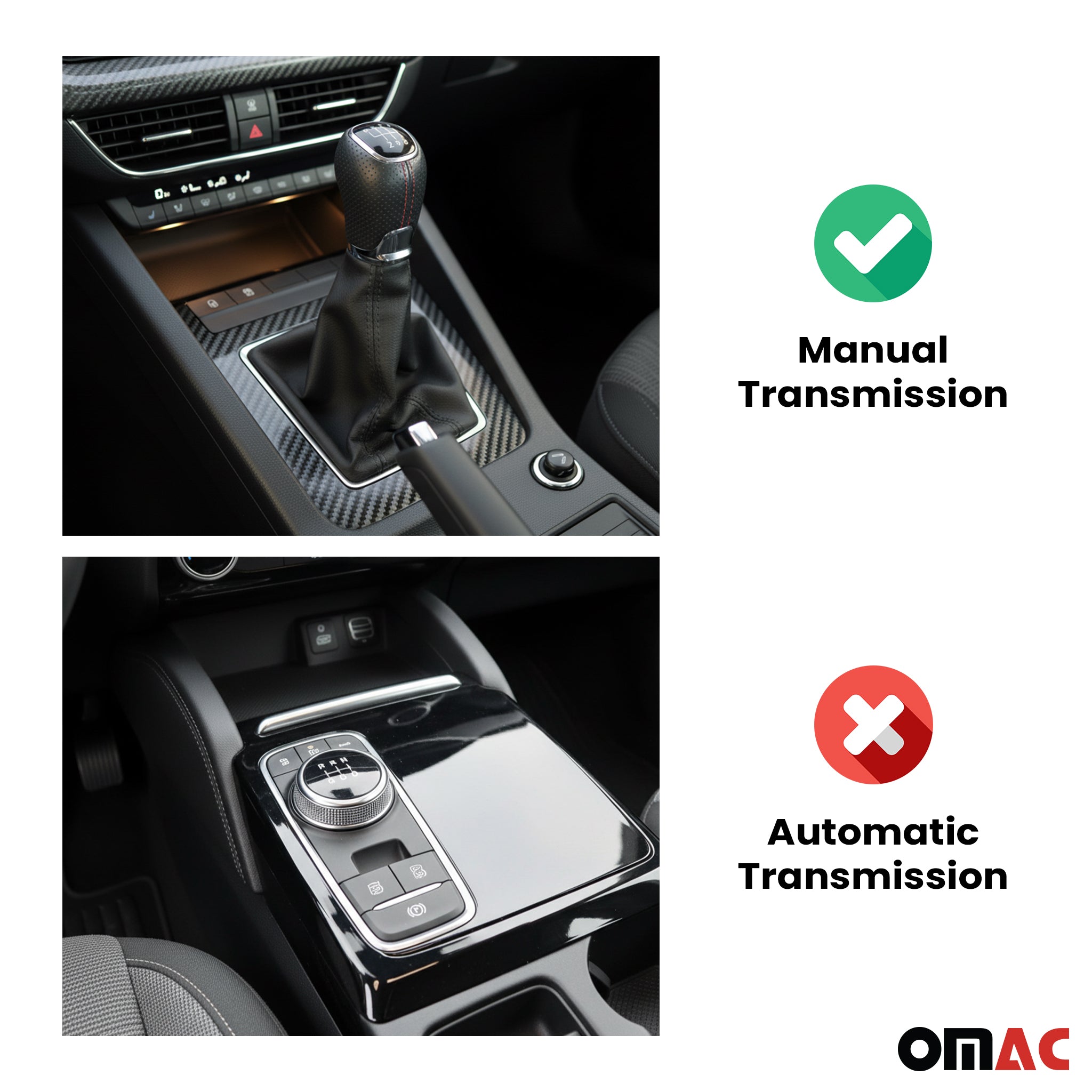 OMAC Tapis de sol pour Ford Transit Custom 2012-2018 sur mesure en caoutchouc