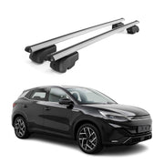 Barres de toit Transversales pour BYD Atto 3 2022-2026 Aluminium Gris 2Pcs