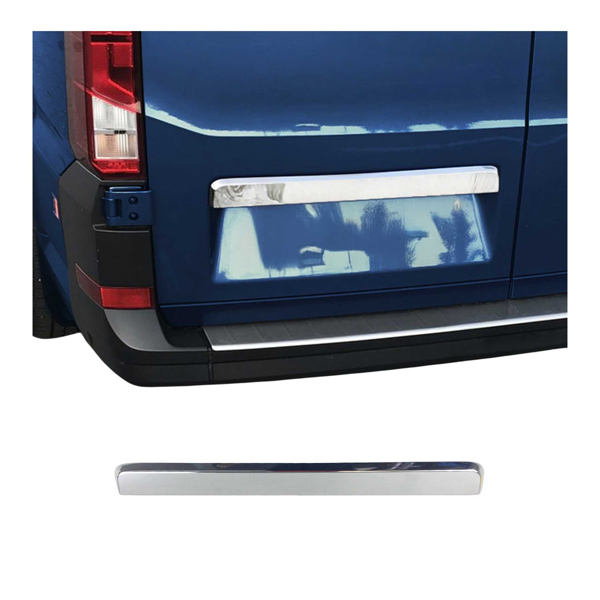 Garniture de Hayon Coffre pour VW Crafter 2017-2026 acier inox
