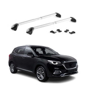 Barres de toit transversales pour MG HS I 2018-2024 Aluminium Gris ABE