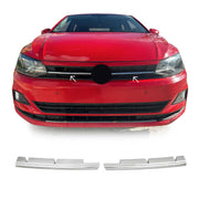 Moulure de Grille de Calandre pour VW Polo VI 2017-2021 Chromé 2Pcs