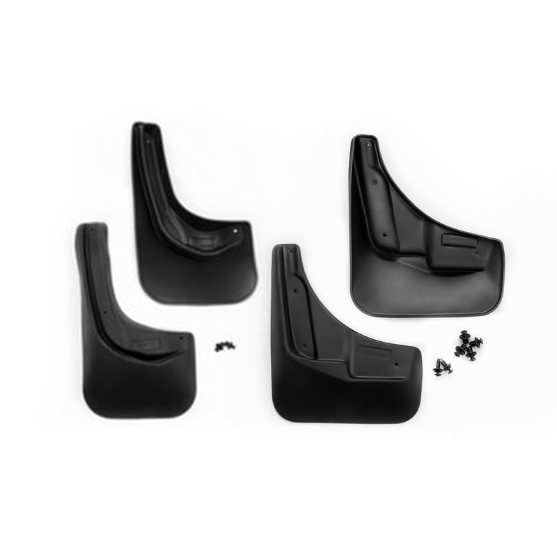 Bavettes Garde Boue pour Mitsubishi Outlander XL 2010-2012 Avant&Arrière Noir 4x