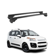 Barres de toit Transversales pour Citroen C3 Picasso 2009-2017 Aluminium Noir