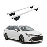 Barres de toit Transversales pour Toyota Corolla Sports 2018-2023 Argent ABE