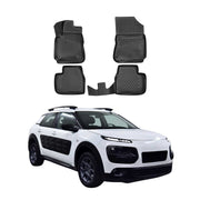 OMAC Tapis de sol pour Citroen C4 Cactus 2014-2020 sur mesure en caoutchouc Noir