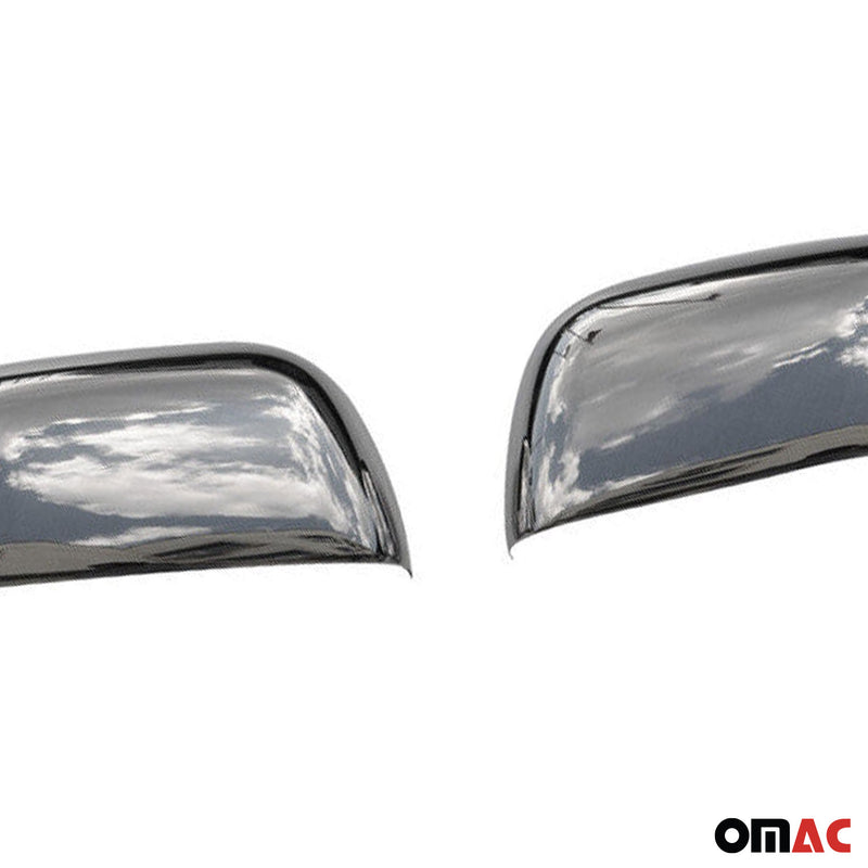 Coques de Rétroviseurs pour Dacia Duster 2010-2012 en Acier Chromé Argent