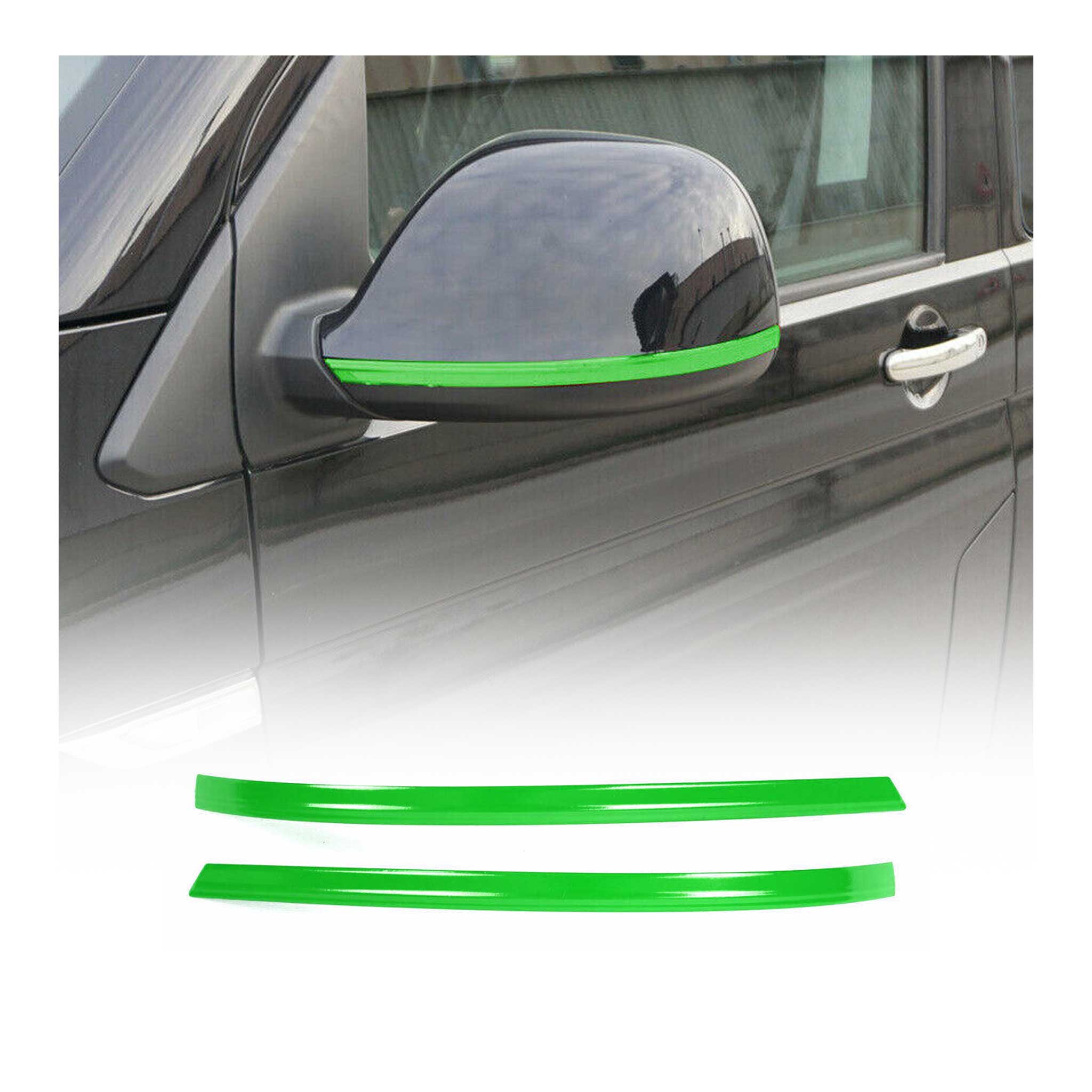 Garnitures de Coques de Rétroviseurs pour VW T5 Transporter 2010-15 Acier Vert