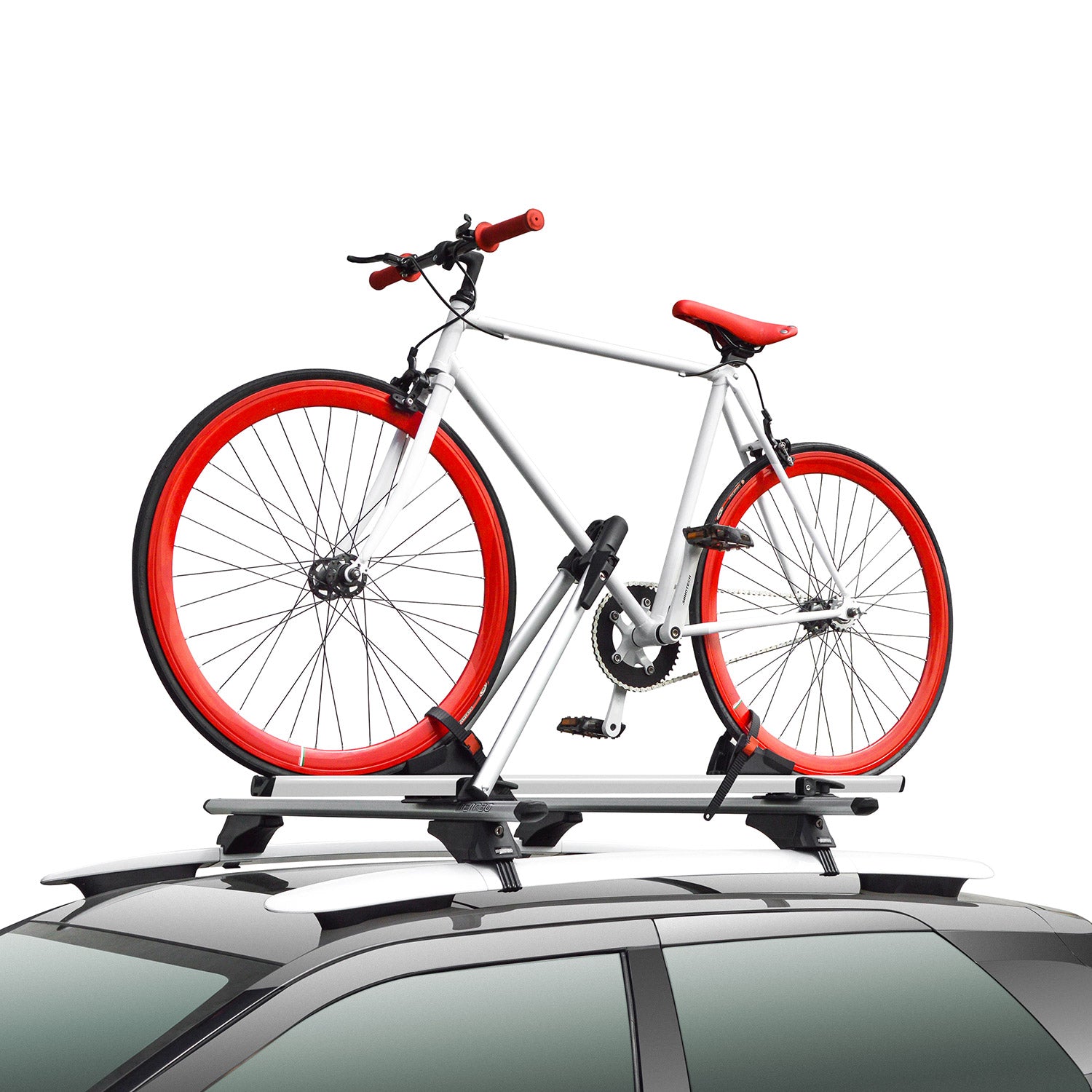 Menabo Porte-vélo de toit Juza Pour 1 Vélo 15kg en Aluminium