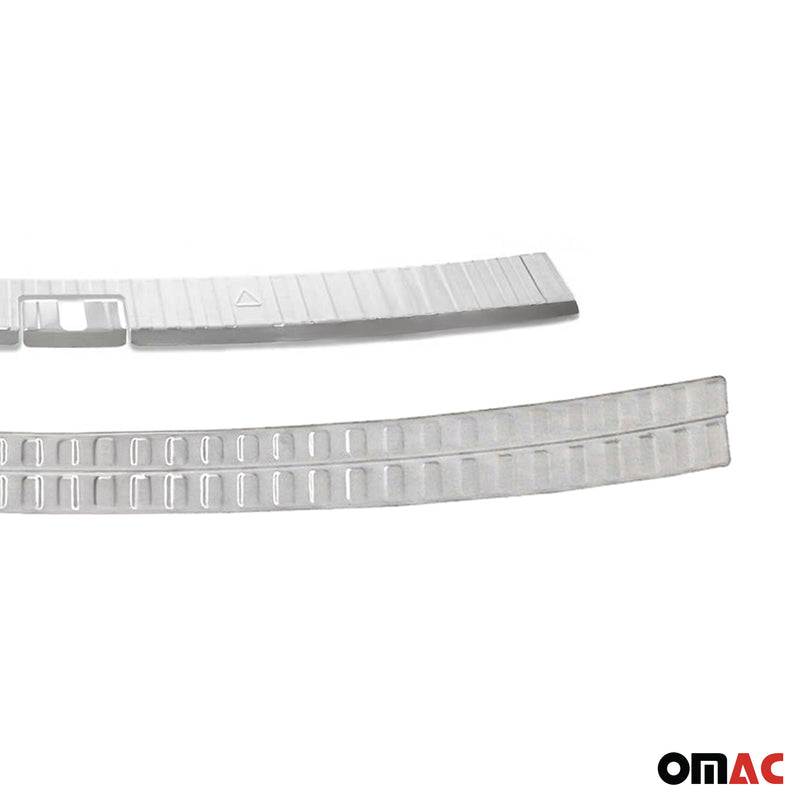 Kit Protection de Pare-Chocs arrière pour Skoda Kodiaq 2017-25 Brossé inox 3Pcs