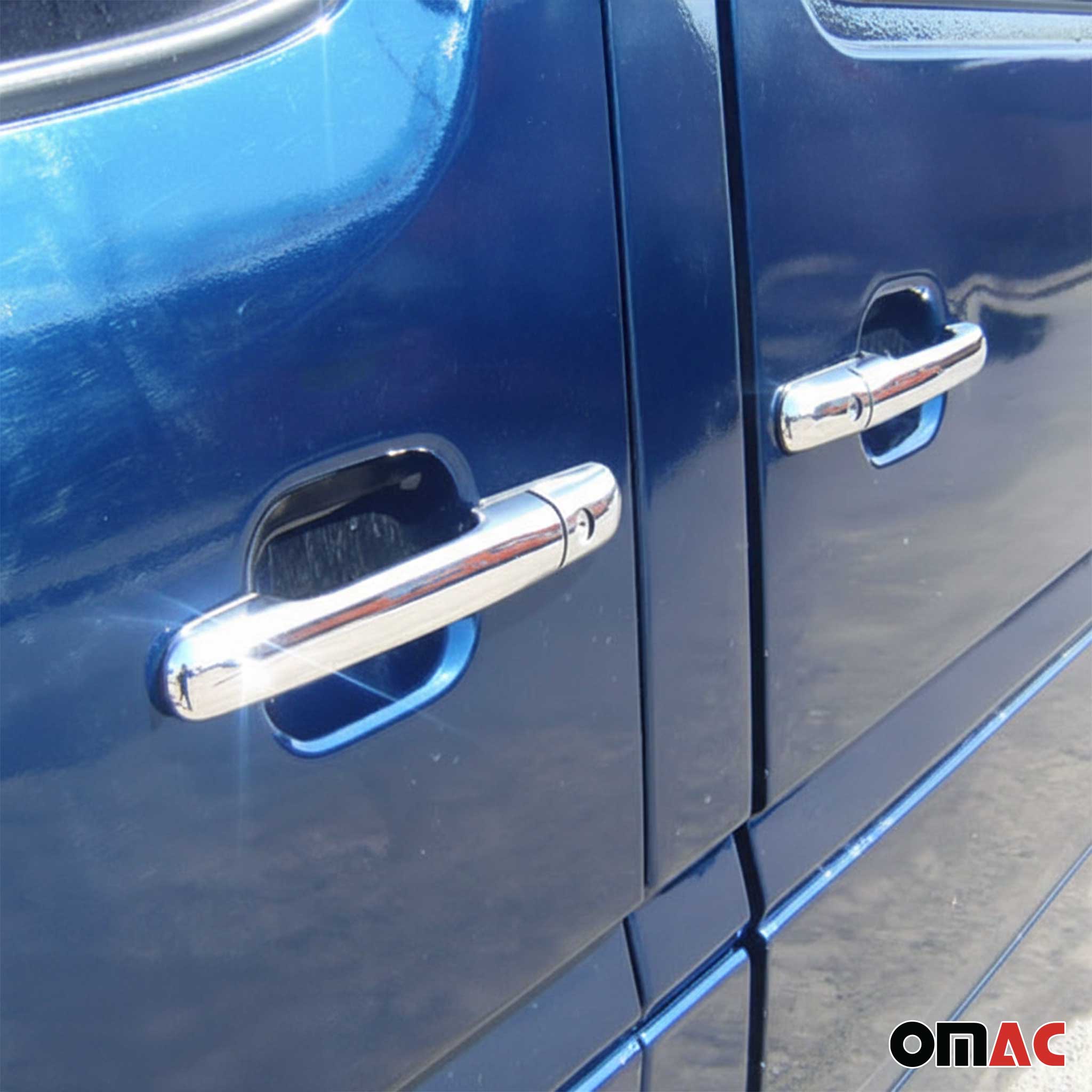 Couverture de poignée de porte pour Mercedes Sprinter 2018-2025 Acier Inox 8Pcs