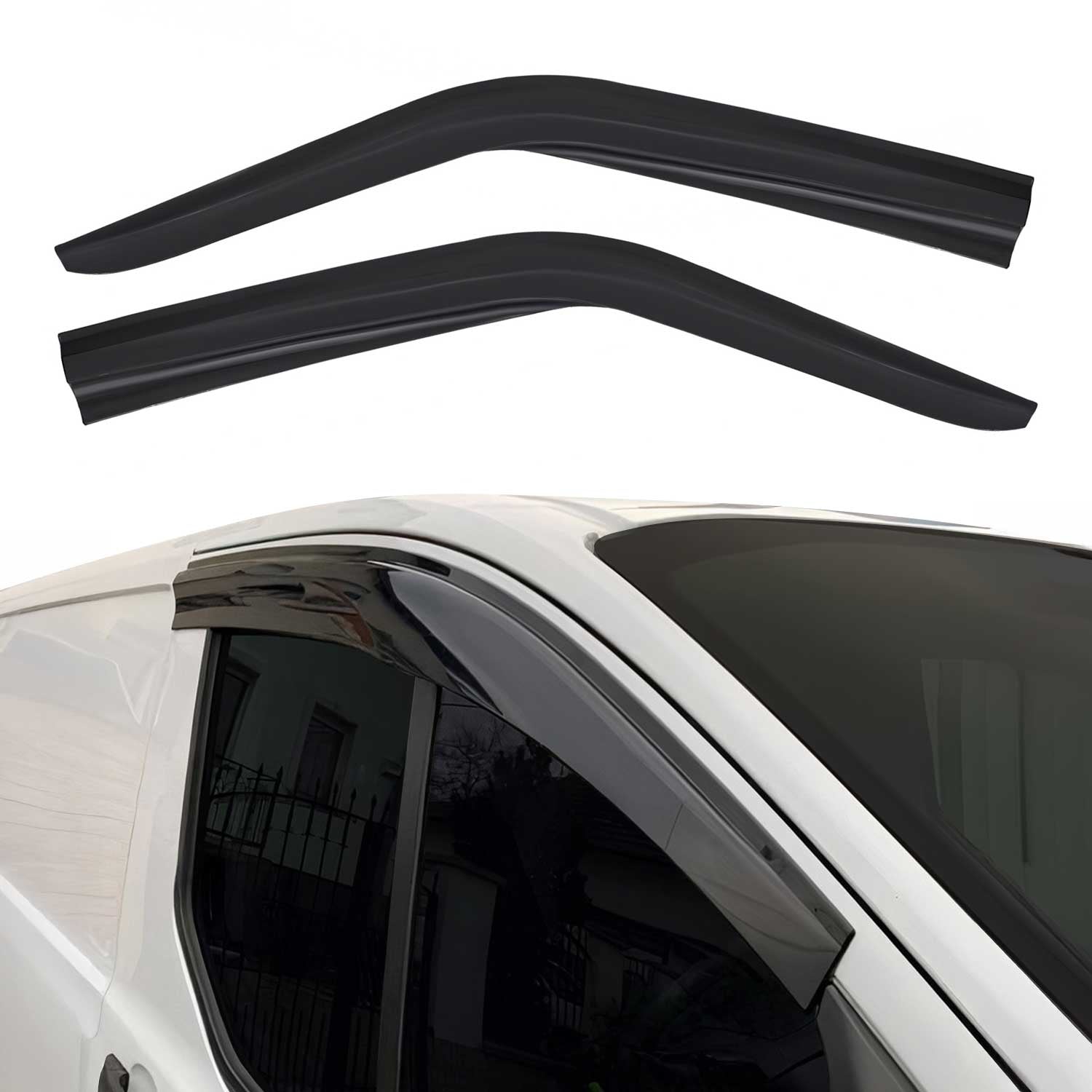Déflecteurs De Vent Pluie D'air pour Renault Trafic / Opel Vivaro A 2001-2014 2x