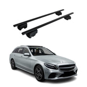 Barres de toit Transversales pour Mercedes C-Klasse S205 2014-2021 ABE Noir