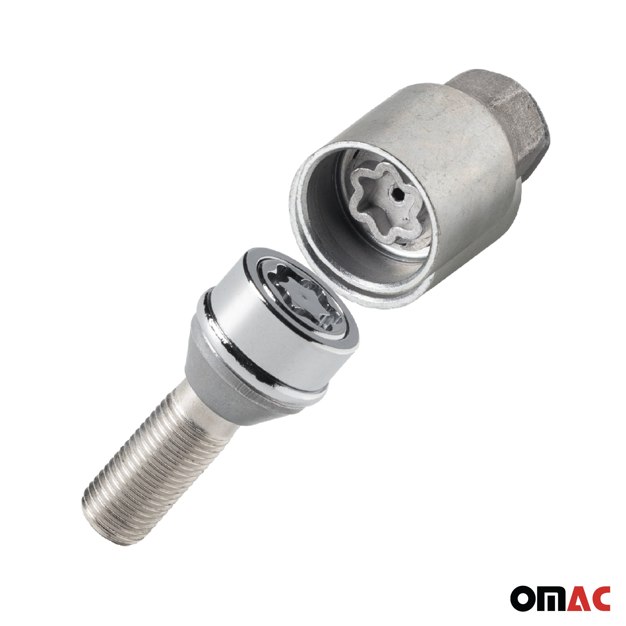 Vis de roue antivol pour BMW XM/ i7/ iX/ X3M/ X4M dès 2023 Gris 4x M14X1.25