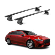 Barres de toit transversales acier pour Mercedes CLA Shooting Brake X118 2019-26