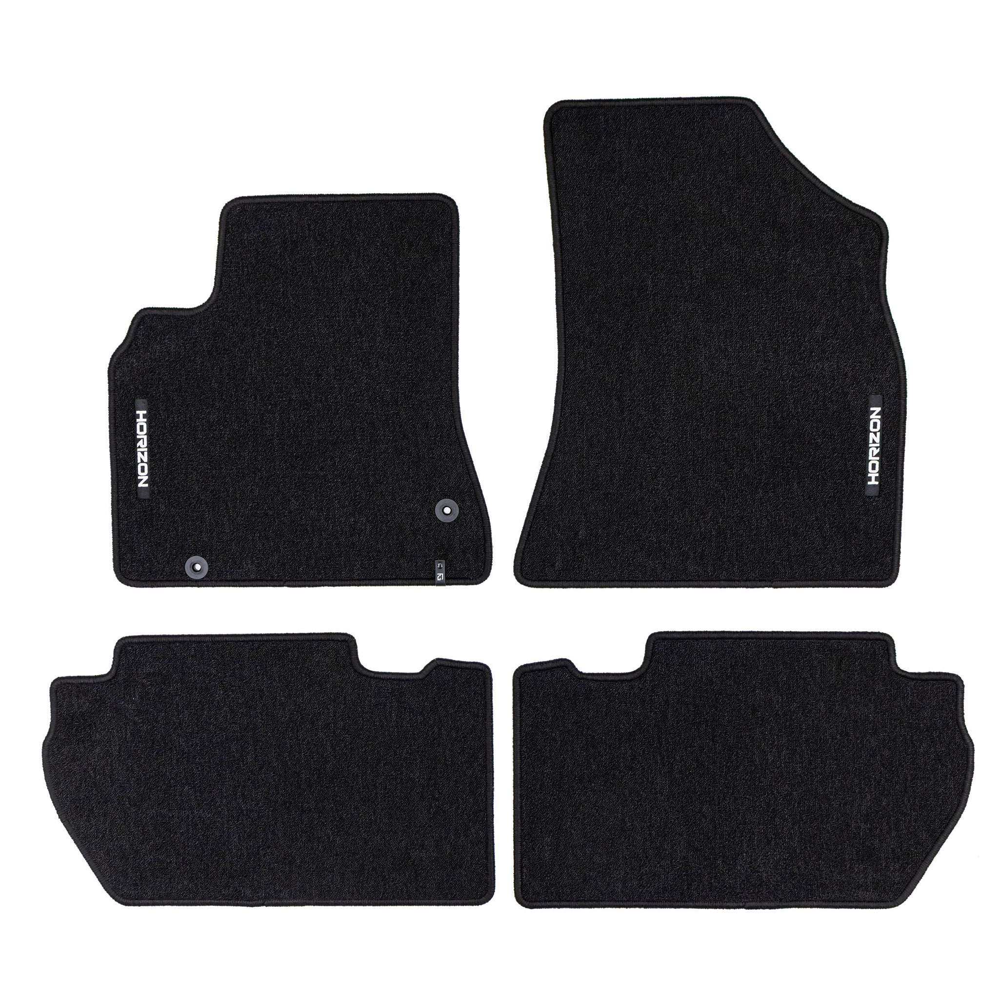 Tapis de sol pour Citroen Berlingo III 2018-2026 5places Velours Noir 4Pcs