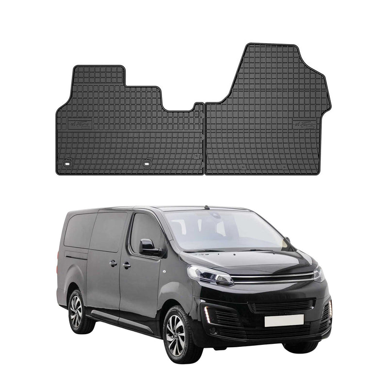 Tapis de Sol pour Citroen Jumpy 2016-2025 Noir Caoutchouc