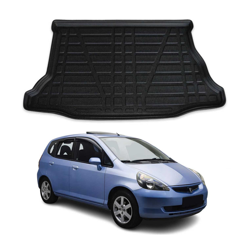 Tapis de Coffre pour Honda Jazz 2001-2008 HB en TPE Noir