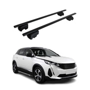 Barres de toit Transversales pour Peugeot 3008 2016-2023 ABE Noir