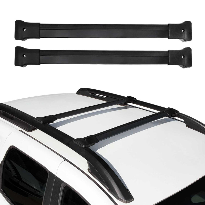 Barres de toit transversales pour Dacia Duster 2013-2018 Aluminium Noir
