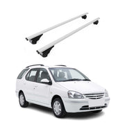 Barres de toit Transversales pour Tata Indigo I Break 2002-2009 TÜV Alu Gris 2x