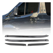 Garniture de Fenêtre pour Mercedes Sprinter 2018-2026 Acier Inox Foncé 4Pcs