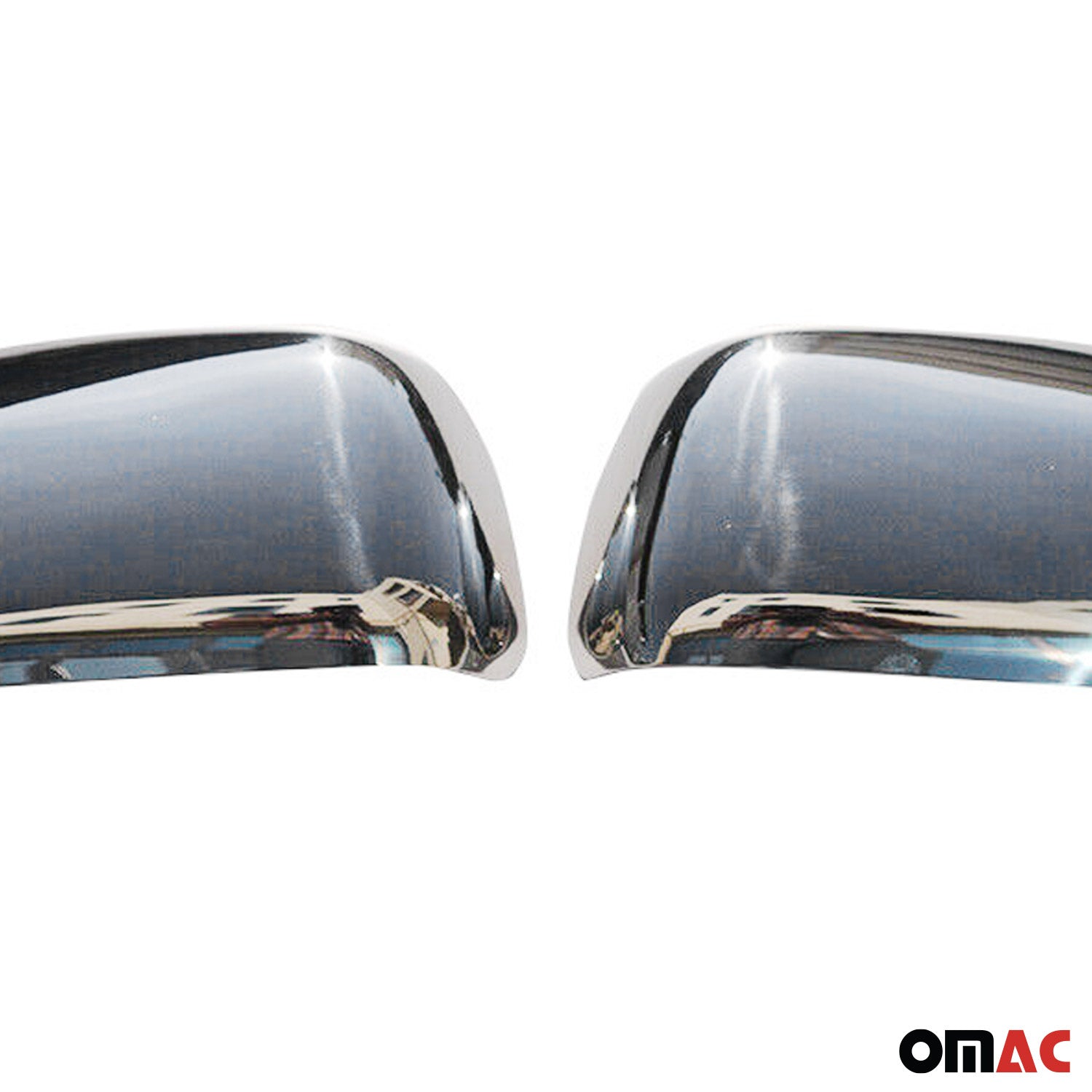 Coques de Rétroviseurs pour Toyota RAV4 2006-2013 en Acier Chromé Argent