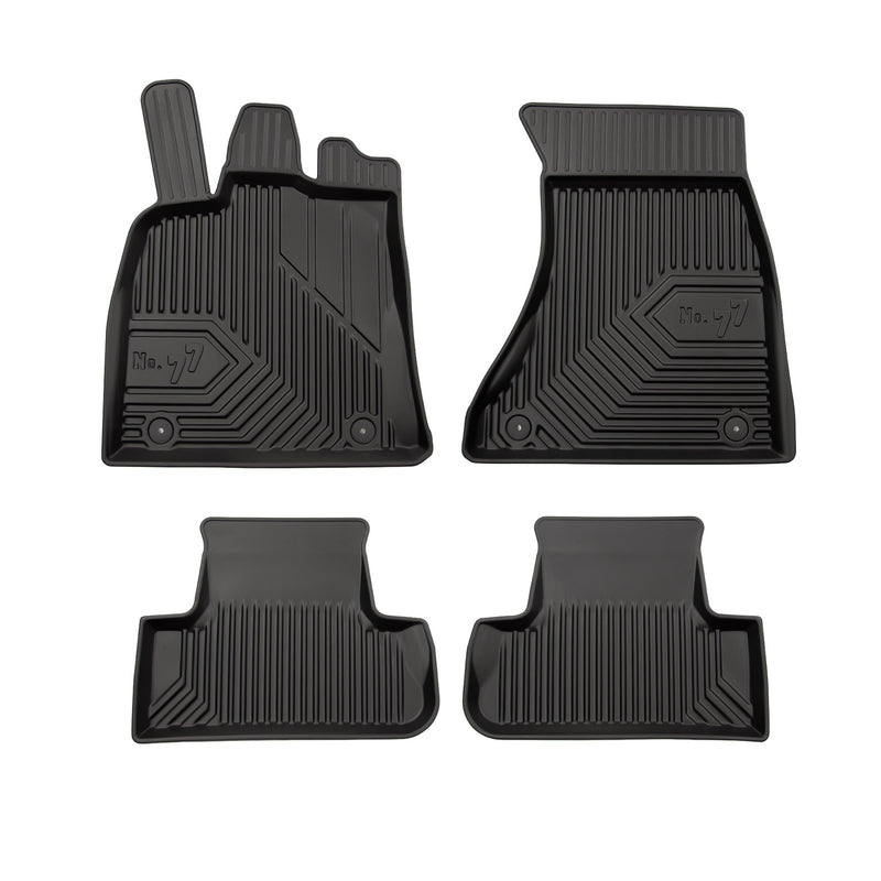Tapis de Sol de Voiture pour Audi Q5 I 2008-2016 / SQ5 I 2013-2016 TPE Noir 4Pcs