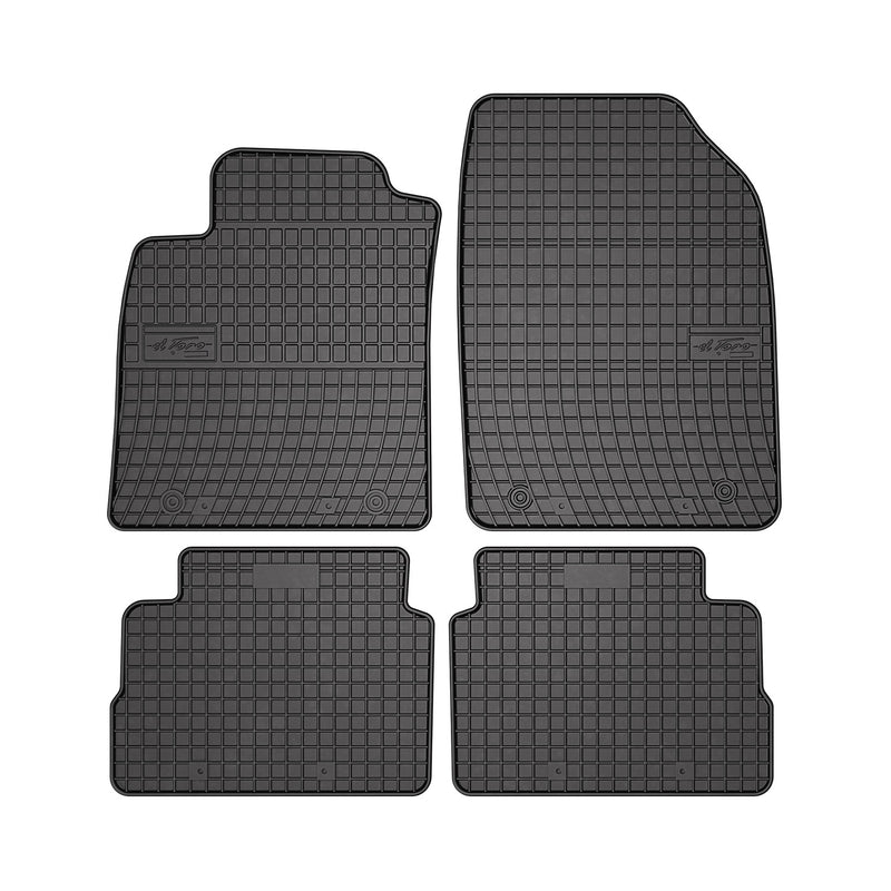 Tapis de Sol pour Opel Vectra C 2002-2008 Caoutchouc Noir