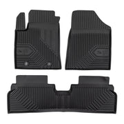 Tapis de Sol de Voiture pour Hyundai Kona Electric II 2024-2026 TPE Noir 3Pcs