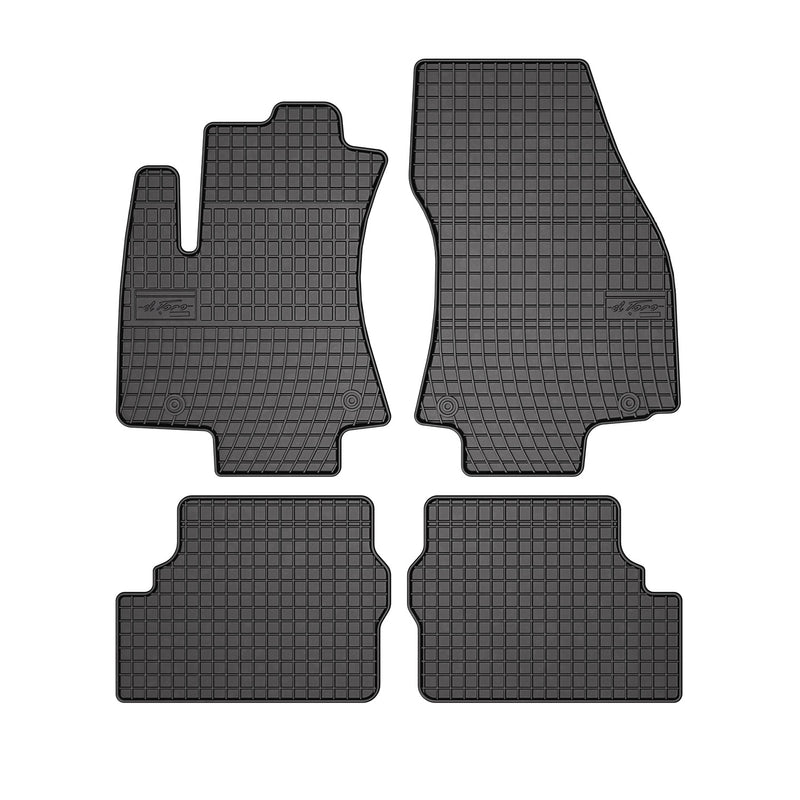 Tapis de Sol pour Opel Zafira A 1999-2005 Caoutchouc Noir