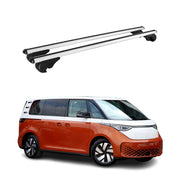 Barres de toit Transversales pour VW ID. BUZZ 2022-2026 Aluminium Argent 2 Pcs